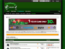 Tablet Screenshot of forumcardsharing.com